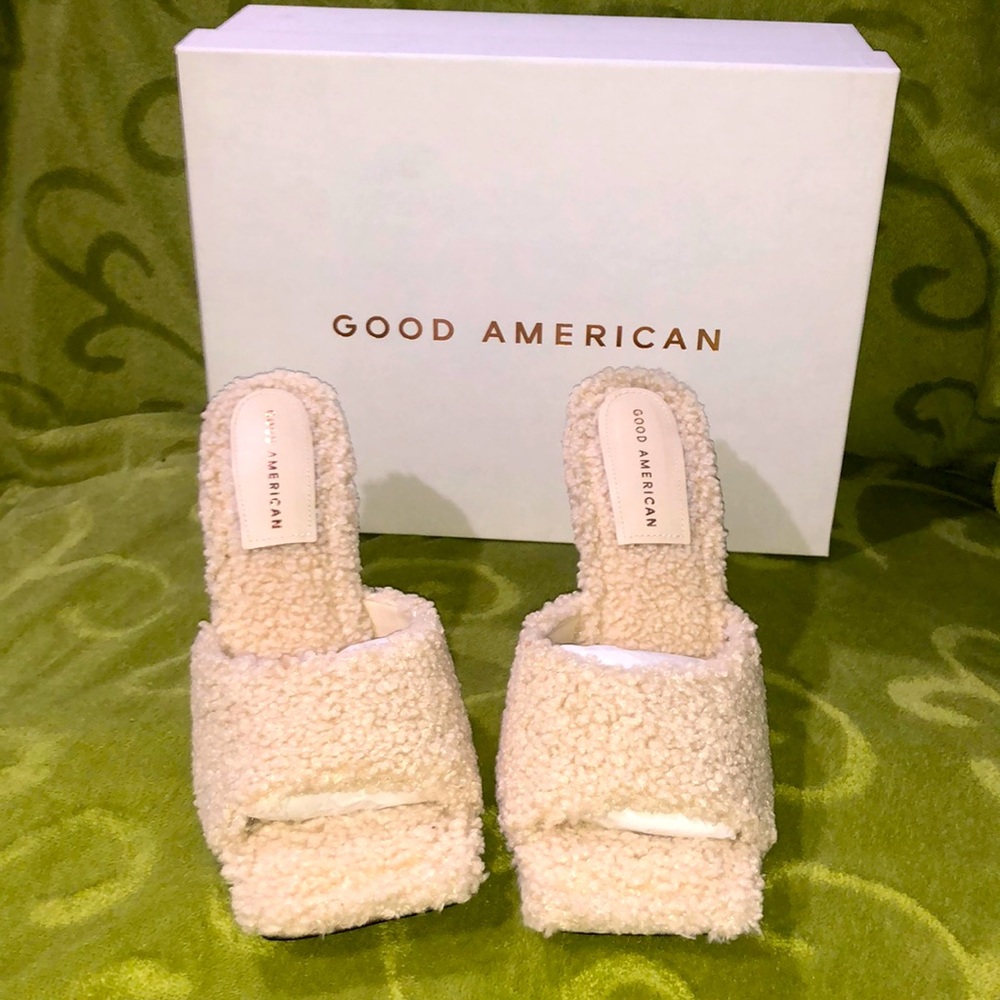 Fuzzy Good American Heels